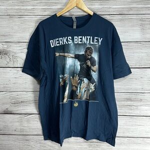 Dierks Bentley Concert Band Tour Date Tee Shirt Mens XXL